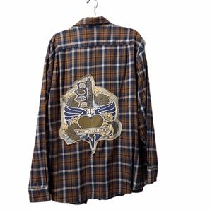 Bon Jovi what about now flannel up cycle with front pockets